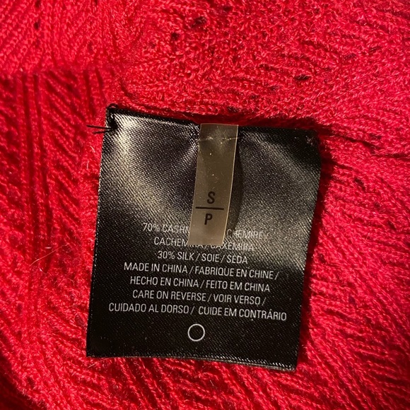 ELIE TAHARI Fuchsia Knit Cashmere & Silk Cardigan Petite Small - Picture 6 of 10